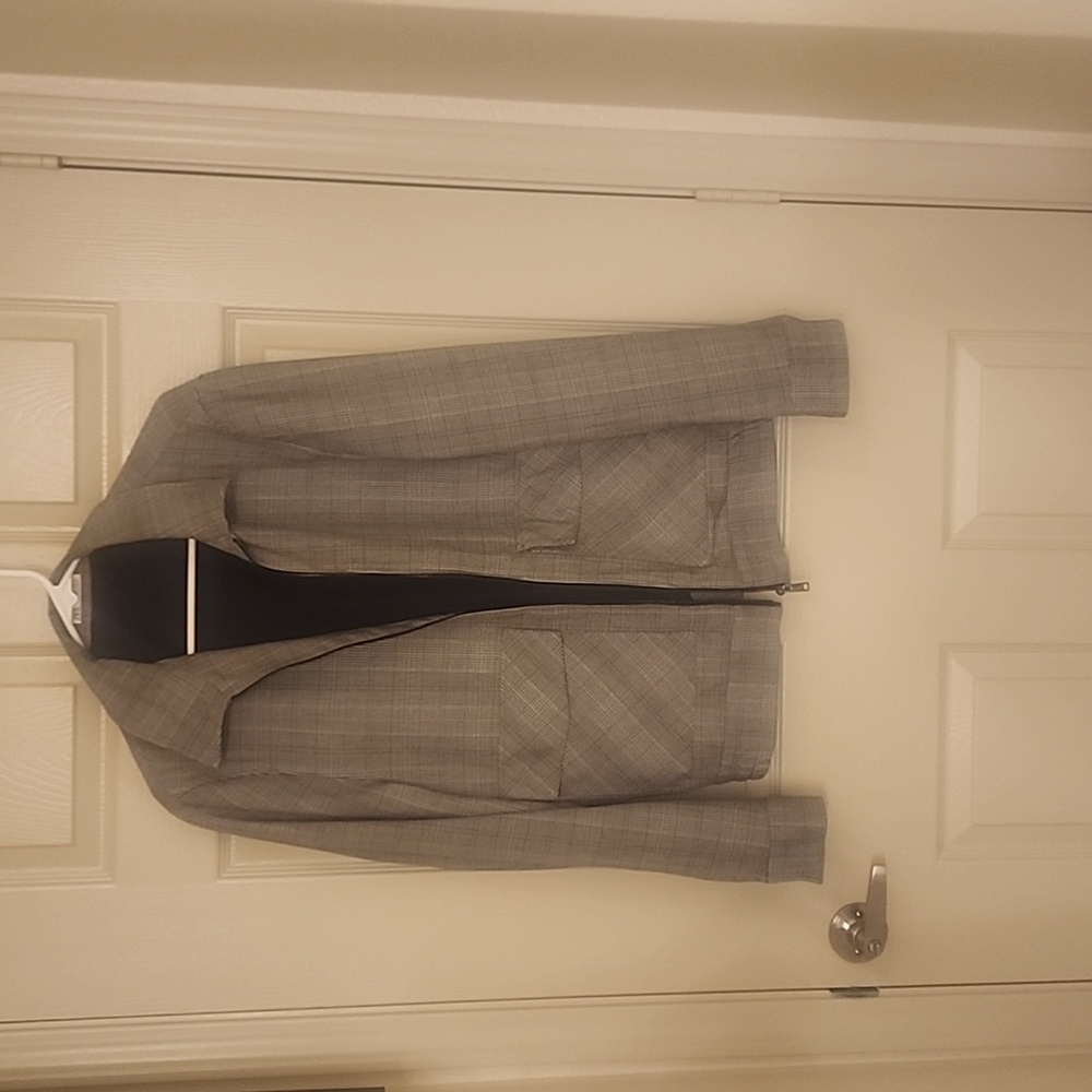 Plaid Zara Bomber Jacket